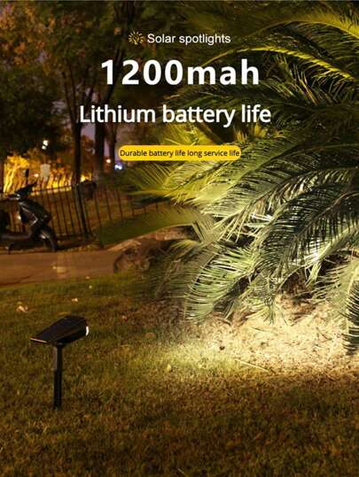 قطعة واحدة بقاعدة شمسية ضوء بقعة LED 7 ألوان متغيرة مقاوم للماء ، ضوء جداري شمسي ديكوري يتحول تلقائيًا إلى الإيقاف/التشغيل قابل للتعديل لفناء الفيلا ، الخارجي ، المدخل ، الحديقة ، ممر السيارات ، منطقة المسبح هدية ليلة الهالوين  عيد الميلاد