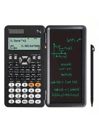 أدوات مكتبية ومدرسية كالكولاتور علمي 417 وظيفة بطاقة شمسية، شاشة LCD، مفكرة، كالكولاتور محمول قابل للطي احترافي للطلاب، لوازم مدرسية، رجوع للمدرسة