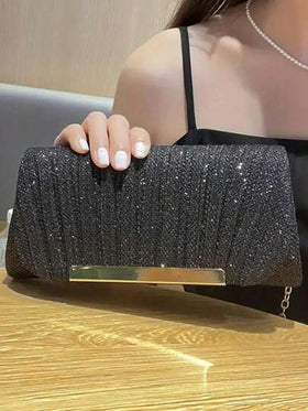 حقيبة دلو صغيرة مزخرفة بالراين ستون خفيفة الوزن ذات تصميم رباط، حقيبة شفافة مزينة باللؤلؤ، حقيبة سهرة أنيقة وفاخرة ورائعة للأحزاب والنساء والعرائس. مثالية للحفلات والعشاء وحفلات وحفل التخرج والسهرات
