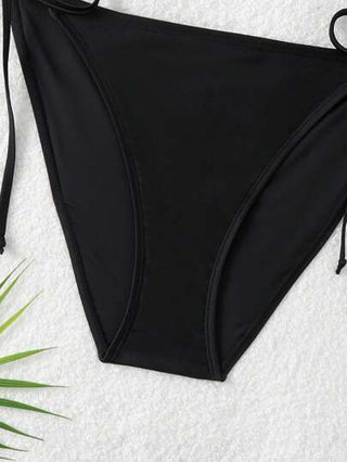 Swim مجموعة بيكيني الصيفية بشريط رقبة على شكل V بدون سلك مع مجموعة بيكيني منفصلة