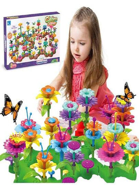 ألعاب بناء حديقة الأطفال، ألعاب زهور للبنات DIY، لعبة بناء حديقة الأزهار، قطع تركيب للأطفال، ألعاب إبداعية لنمو الحدائق الزهرية، تفاعل بين الوالدين والطفل، ألعاب تعليمية تنموية، ديكور غرفة، هدايا شتوية، ألعاب للأطفال، ألعاب للبنات