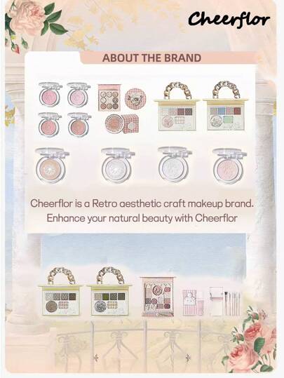 CHEERFLOR قلم تحديد العين الكريمي، قلم تحديد عين جل 1.5مم، طرف قصدير، سهل الاستخدام، لون ناعم وقوي، مقاوم للماء والعرق، 60مج