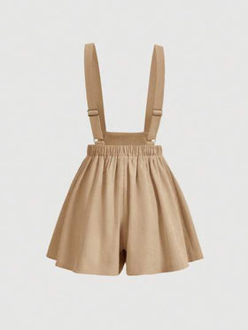 SHEIN MOD تنورة نسائية ذات ثنيات وحزام مزدوج
