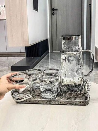 قطعة واحدة من صينية أكريليك جديدة التصميم، ذات مقبض هندسي، طراز شمالي إبداعي، طبق أسلوبي للوجبات الخفيفة والأكواب والأدوات المائدية، للمطبخ، هدية عيد الميلاد