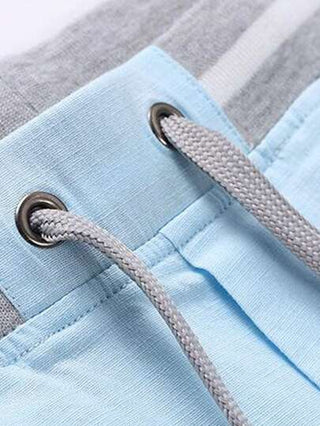 Manfinity Homme شورت برباط مرقع للرجال