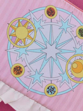 CARDCAPTOR SAKURA |  حقيبة مكياج مصممة برسوم كرتونية وزينة طرف للإكسسوارات النسائية