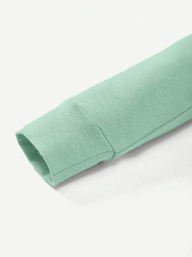 Cozy Pixies مجموعة بيجاما فتاة رضيعة متينة مكونة من 4 قطع، ملابس علوية طويل الأكمام بطبعة زهور وأسفل القدمين معين