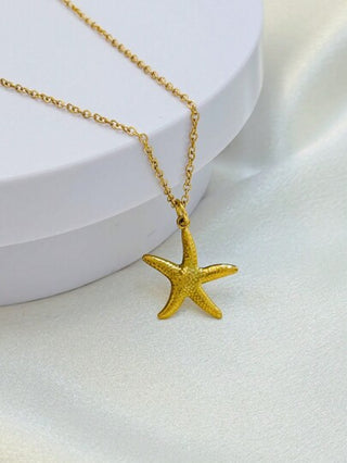 قلادة جراد البحر بطراز المحيط الشاطئ من الفولاذ المقاوم للصدأ ومطلية بالذهب، إكسسوار أنيق بسيط للنساء، مناسبة للربيع والصيف