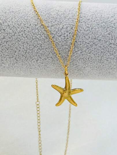 قلادة جراد البحر بطراز المحيط الشاطئ من الفولاذ المقاوم للصدأ ومطلية بالذهب، إكسسوار أنيق بسيط للنساء، مناسبة للربيع والصيف