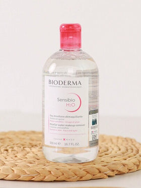 Bioderma ماء إزالة المكياج الميسيلي سانسيبيو H2O 500مل | للبشرة الحساسة | للوجه والعيون | إزالة المكياج، لطيف للبشرة، خالٍ من العطور والكحول، العناية بالبشرة بدون شطف بتقنية الميسيلار للبشرة العادية إلى الحساسة