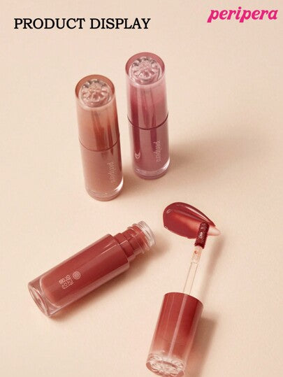 Peripera حبر جمالي كوري، تلوين مائي، لمعان شفاف للشفاه، لمعان زجاجي للشفاه، منتفخ، مرطب طبيعي، خفيف الوزن، مُنير، لون دائم، ارتداء مريح غير لزج، مناسب للارتداء مع الكمامة، بدون طبقة بيضاء، جمال كوري، مستحضرات تجميل كورية