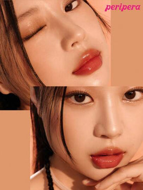 Peripera حبر جمالي كوري، تلوين مائي، لمعان شفاف للشفاه، لمعان زجاجي للشفاه، منتفخ، مرطب طبيعي، خفيف الوزن، مُنير، لون دائم، ارتداء مريح غير لزج، مناسب للارتداء مع الكمامة، بدون طبقة بيضاء، جمال كوري، مستحضرات تجميل كورية