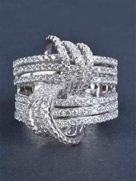1 قطعة خاتم من الزركونيا المكعبة فخم للنساء، للزواج، الخطوبة، أعياد الميلاد، حفلات، المجوهرات، هدية عيد الحب، هدية الأم، هدية عيد الأم