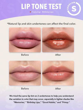 SHEGLAM أحمر شفاه Take A Hint-So Fly ملمع شفاه متغير اللون يدوم طويلاً بلمسة نهائية شديدة اللمعان طوال اليوم ومرطب غير لزج للشفاه الجافة أحمر شفاه سائل Pink روج تنت أرواج علامة تجارية جمال مكياج ميكب مستحضرات تجميل للنساء الفتيات مثالي لفصل الشتاء الربيع