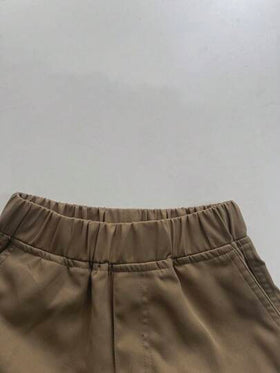 شورتات صبيانية رياضية أنيقة للخارجية بجيوب بقطعتين، ربيع / صيفي