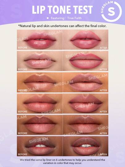 SHEGLAM قلم تحديد الشفاه So Lippy-قلم تحديد الشفاه الكريمي غير اللامع Misty Rose ذو الصبغة العالية لا يتلاشى بسهولة، ناعم كالحرير، لون غير لامع، مكياج الشفاه، حفلة عيد الميلاد ، قلم تحديد الشفاه روج تنت أرواج علامة تجارية جمال مكياج ميكب مستحضرات تجميل لل