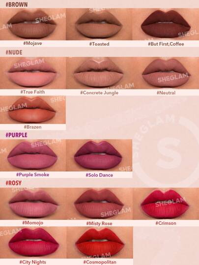 SHEGLAM قلم تحديد الشفاه So Lippy-قلم تحديد الشفاه الكريمي غير اللامع Misty Rose ذو الصبغة العالية لا يتلاشى بسهولة، ناعم كالحرير، لون غير لامع، مكياج الشفاه، حفلة عيد الميلاد ، قلم تحديد الشفاه روج تنت أرواج علامة تجارية جمال مكياج ميكب مستحضرات تجميل لل