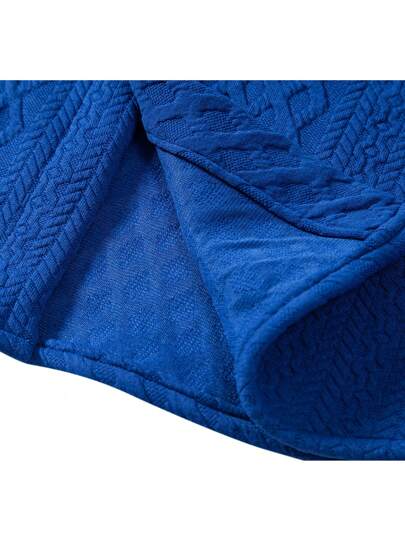 Manfinity Homme قميص صيفي بأكمام قصيرة ولون سادة للرجال