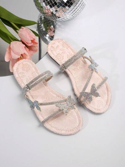 كعب صندل للنساء ثنائي الارتداء مزين ببرشام ملون،صنادل بلون فضي على الطراز الفرنسي،مناسبة للمناسبات والتجمعات والحفلات والاستخدام اليومي العادي،مناسبة للصيف والخريف