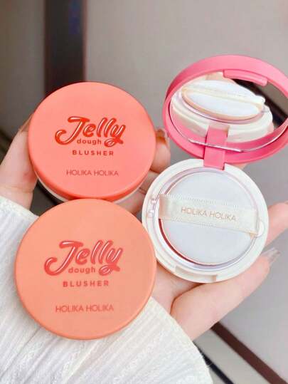 HOLIKA HOLIKA كريم أحمر خدود جيلي بلون الجريب فروت 02#، ملمس ناعم، أداء لوني ممتاز، خفيف الوزن وقابل للبناء، كريم أحمر خدود كوري، 4.2 جرام / 0.14 أونصة | مكياج كوري
