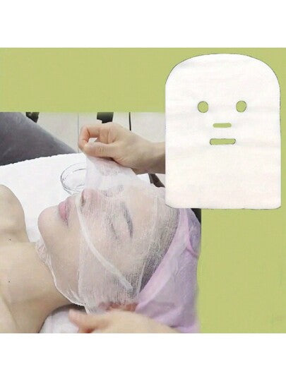 100 قطعة من أفراد غاز الجمال العناية بالبشرة بودرة المرجان الناعمة ورقة قناع تدليك الشعر مساج الشعر