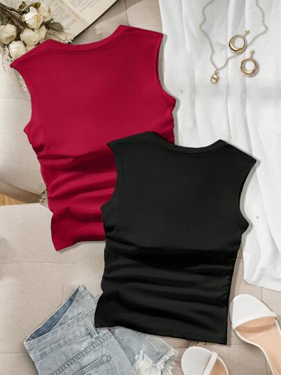 EZwear 2 قطعة من أنثى القمم الخزفية المخملية المبطنة بدون حمّالة صدر النحيفة الجذابة