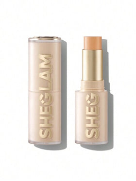 SHEGLAM كريم أساس Skin Magnet عالي التغطية-لون طبيعي-يدوم طويلاً-خالٍ من المسام-خالٍ من العيوب-سهل الاستخدام-تغطية كاملة-لجميع أنواع البشرة-لا يتلاشى-مقاوم للعرق-خفيف الوزن-لم يتم اختباره على الحيوانات-ناعم-لمسة نهائية طبيعية تشبه البشرة-كريم أساس قابل...