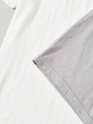 SHEIN 3 قطع / مجموعة من القمصان المريحة والواسعة للفتيان ذوي الأعمار المتوسطة مع رقبة طاقمية بألوان صلبة