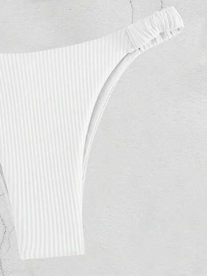 Swim Basics مجموعة بيكيني جذابة للنساء مع لباس سباحة منفصل، نسيج خاص
