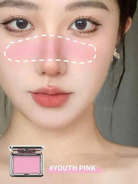 3CE بلاشر TAKE FACE #Youth Pink 4.5 جرام بنهاية مخملية - بلاشر قابل للمزج بسهولة، ملمس مسحوق حريري، سهل الاستخدام، لا يتكتل، يخلق نهاية طبيعية شبيهة بالبشرة، لون ناعم، طويل الأمد ومقاوم للبقع | مكياج كوري، مستحضرات تجميل كورية، طقم هدايا، 4.5 جرام/0.16 أو