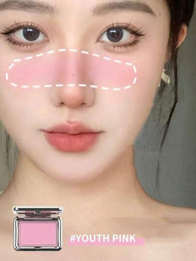3CE بلاشر TAKE FACE #Youth Pink 4.5 جرام بنهاية مخملية - بلاشر قابل للمزج بسهولة، ملمس مسحوق حريري، سهل الاستخدام، لا يتكتل، يخلق نهاية طبيعية شبيهة بالبشرة، لون ناعم، طويل الأمد ومقاوم للبقع | مكياج كوري، مستحضرات تجميل كورية، طقم هدايا، 4.5 جرام/0.16 أو