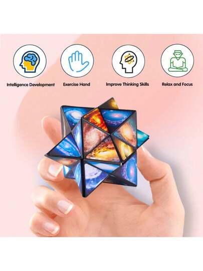 لعبة مكعب لانهائي للتشويش، لعبة إرتياح للضغط، هدية إبداعية، مناسبة لتطوير المهارات اليدوية والطرق الفكرية، مثالية للتجمعات العائلية وكهدية!، ألعاب للتشويش، ألعاب، ألعاب حسية، لعب، عجين اللعب، كرات مغناطيسية