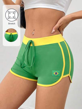 SHEIN PETITE شورتات برازيلية قصيرة