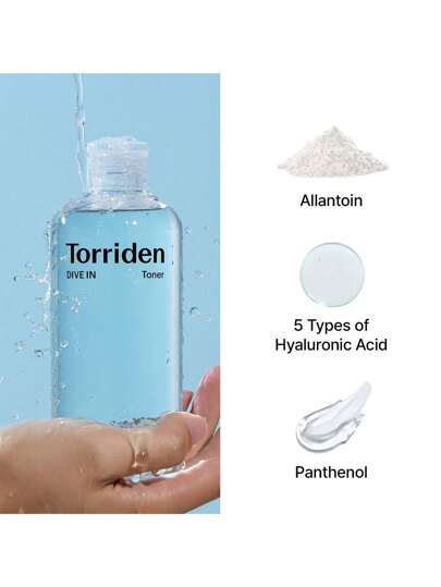 Torriden تونر الهيالورونيك الأسيد منخفض الجزيئات 310 مل | مياه تونر الوجه منخفضة الرقم الهيدروجيني تُرطب وتُرطب البشرة الحساسة والجافة والدهنية | العناية الكورية النباتية |ك-بيوتي، هدية