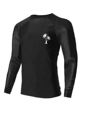 Surfspeed ملابس علوية رياضي من البالونة للرجال طويل الأكمام مطبوع بتصميمات بسيطة للشاطئ وركوب الأمواج والتمارين الرياضية، تصميم هاواي