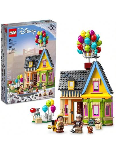 LEGO مجموعة لعبة بناء كلاسيكية 'أب' لديزني وبيكسار، للاحتفال بذكرى 100 عام لشركة ديزني، مناسبة للأطفال والمُعجبين بالأفلام من عمر 9 سنوات فما فوق، هدية مرحة للمُعجبين بديزني وأي شخص يُحب اللعب الإبداعي، ديكور الغرفة