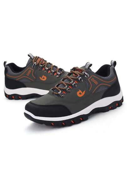 حذاء رياضي جلدي رجالي بتنفس ، حذاء كاجوال مضاد للانزلاق والتسلق للنساء، مناسب للجري والخارج براند الأحذية، حذاء رياضي للرجال