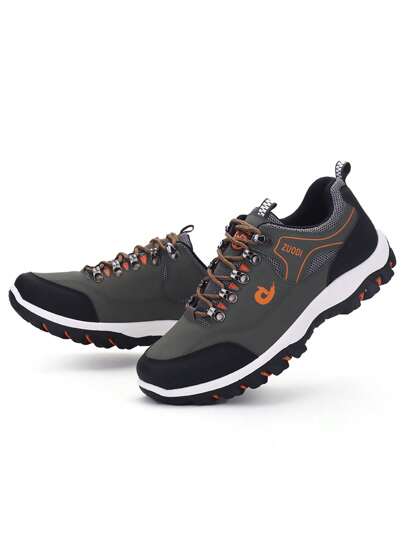 حذاء رياضي جلدي رجالي بتنفس ، حذاء كاجوال مضاد للانزلاق والتسلق للنساء، مناسب للجري والخارج براند الأحذية، حذاء رياضي للرجال