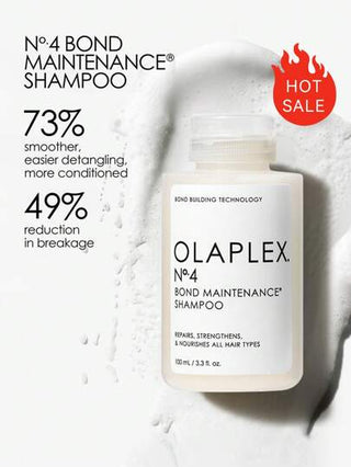 Olaplex طقم شامبو ومُنعِّم لتصليح وحماية الشعر، يُعيد اللون للشعر المُعالَج كيميائيًا والتالف