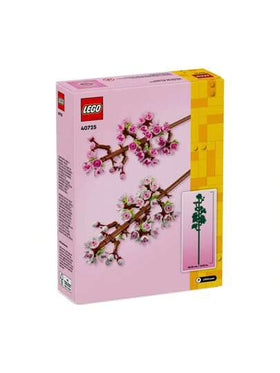 LEGO مجموعة ألعاب وردية وبيضاء أزهار كرز 40725 أيقونية الأزهار من ليغو
