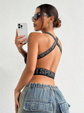 SHEIN Cheerettes خزان رياضي بطبعة كامو قصير