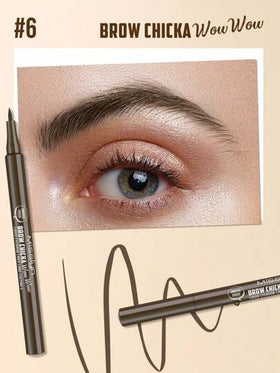Misslyn قلم حواجب سائل طويل الأمد "BROW CHICKA WOW WOW"، متوفر ب- 3 خيارات لون، يخلق مظهر مكياج طبيعي، سهل الاستخدام، مقاوم للماء، ومقاوم للتشويش