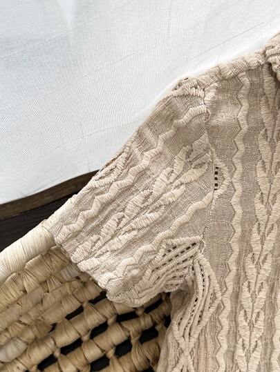 Cozy Pixies مجموعة ملابس علوية وشورت كاجوال 2 قطعة لطفل من كلا الجنسين، لونها أخضر بيج، قطن مضفر ناعم، بياقة وأكمام قصيرة وشورت كاجوال، متعددة الاستخدام، أسلوب كوري كاجوال، مناسبة للرفاهية والمنزل والسفر