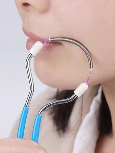 قطعة واحدة من أداة إزالة شعر الوجه الوردي بقياس 110مم - تزيل بفعالية الشعر الزائد على الشفة العليا، الذقن، الوجه والرقبة باستخدام تقنية النابض الحساسة والفعالة، إزالة شعر الوجه، ماكينة حلاقة، اكسسوارات الحلاقة، مستلزمات الحلاقة، حقيبة، منظم، تخزين