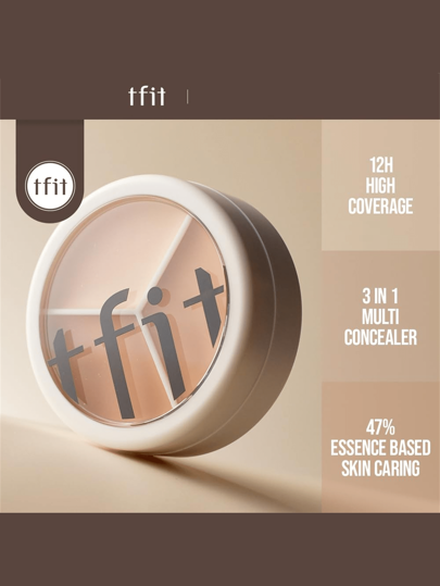 TFIT مخفي 3 ألوان، مخفي للوجه والعين، 10 جرام