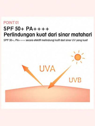 HOLIKA HOLIKA واقي شمس للمكياج SPF50+ PA++++‏ |ضوء ندي مرطب|تجليد لون خوخي ناعم يلتصق بالبشرة ||يخلق بشرة نقية وساطعة|60مل (2.02 أونصة سائلة) | هدية جمال كورية