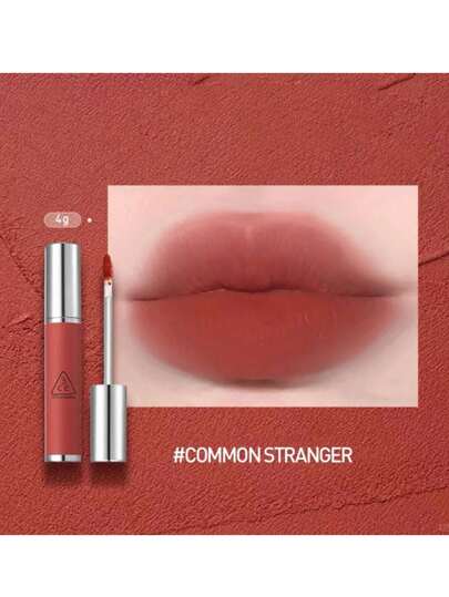 3CE غلوس الشفاه الضبابي - #COMMON STRANGER | قوام ناعم كريمي، نهاية مطفأة تماماً | لون دائم، صيغة مغذية | مكياج كوري، مناسب للهالوين والحفلات والتنكر، هدية للنساء والفتيات