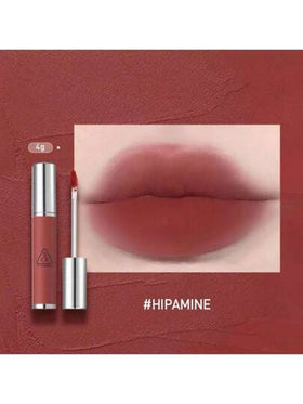 3CE غلوس الشفاه الضبابي - #HIPAMINE | قوام ناعم كريمي، نهاية مطفأة نهائية | لون دائم، صيغة مغذية | مستحضرات تجميل كورية، طقم هدايا