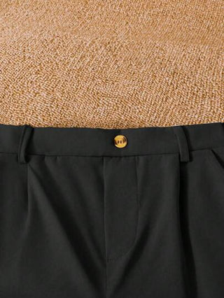 SHEIN بنطال مدبب كاجوال بلون سادة من التوين Boy