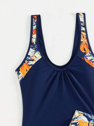 طقم تانكيني حريمي Swim Lushoire ملابس سباحة نساء شورت قصير مع ملابس علوية مخطط منقوش للصيف